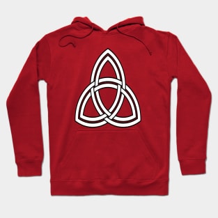 Double Threaded Triquetra Knot Pattern Hoodie